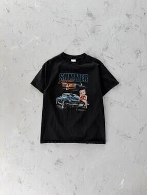 Vintage Betty Boop Summer Car Tee